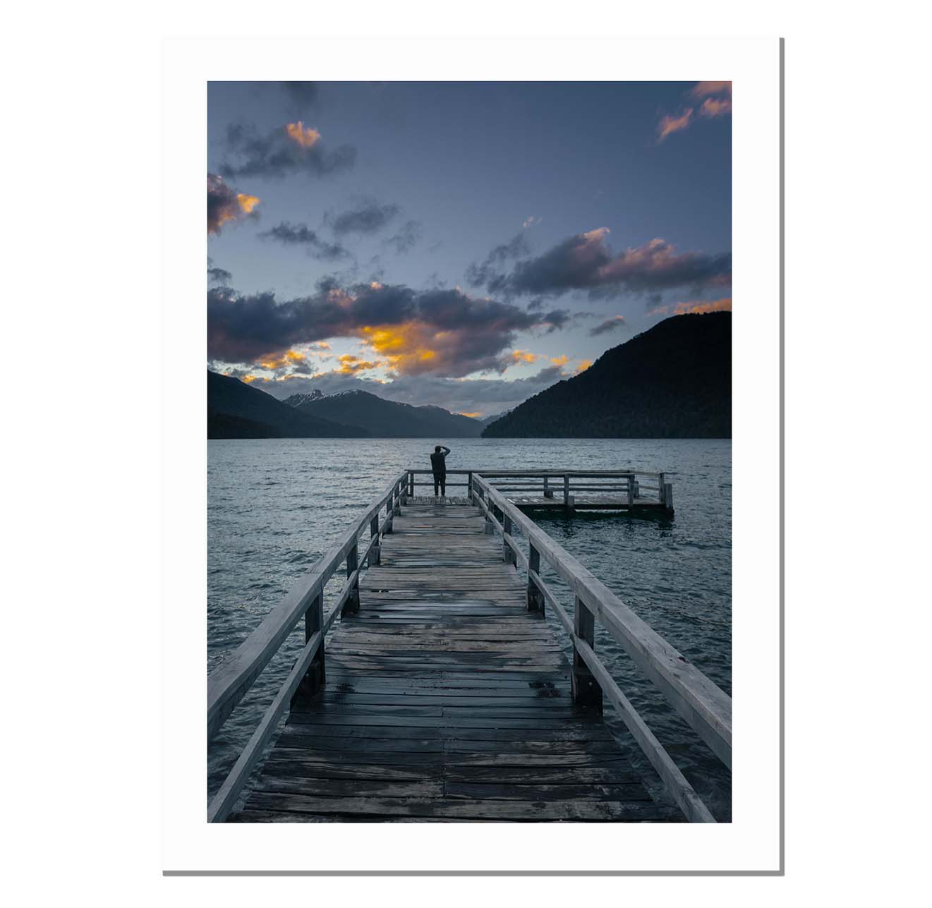 Última luz en el muelle