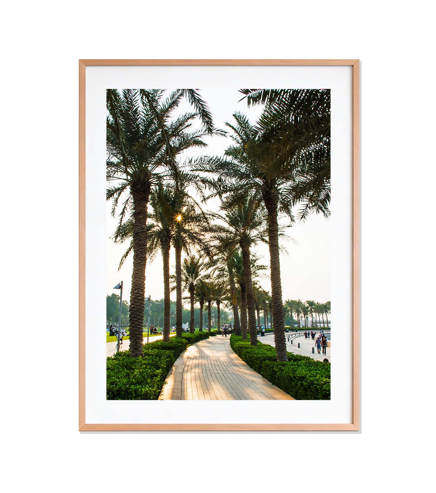 La avenida del atardecer