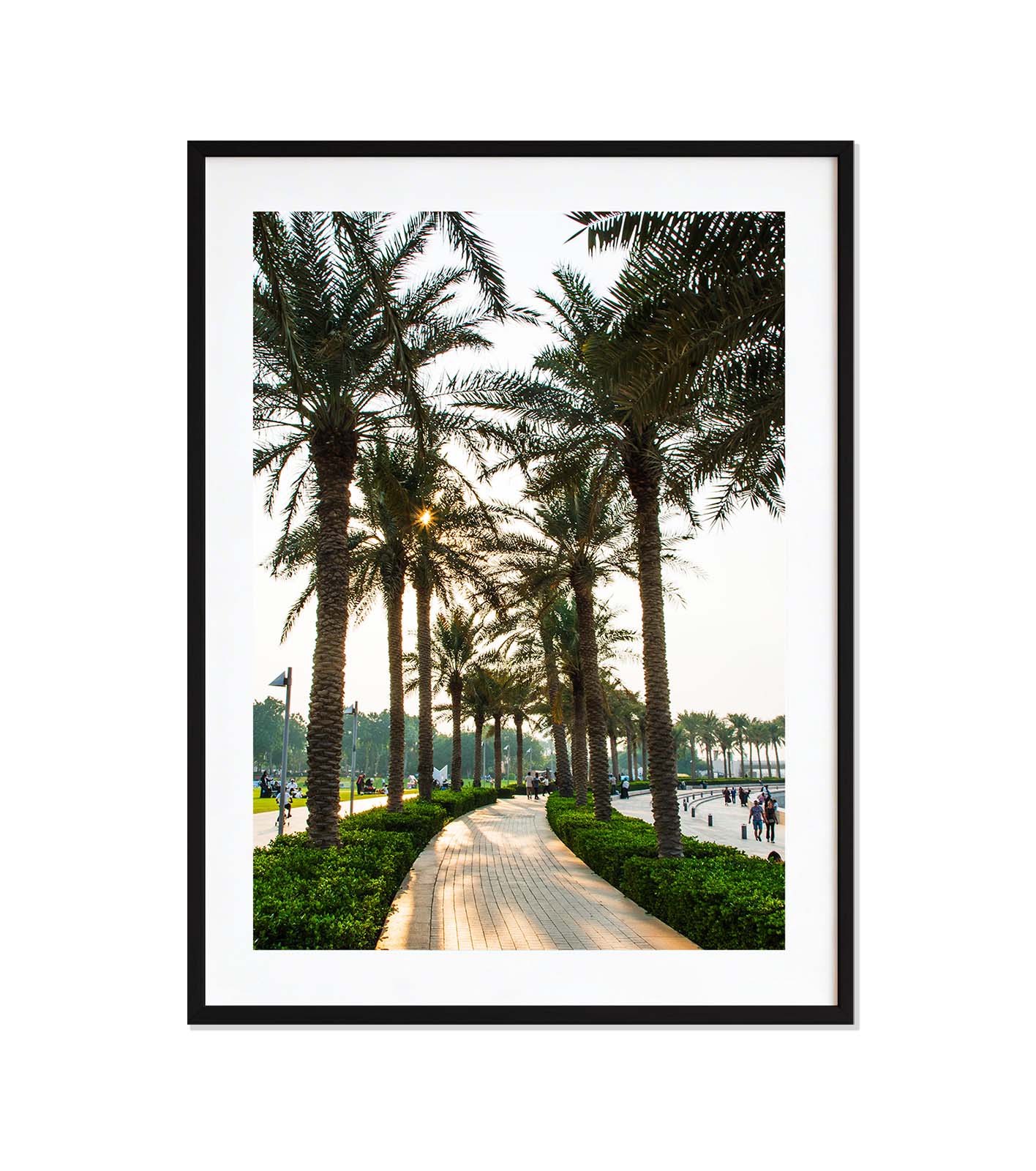 La avenida del atardecer