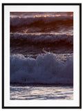 Olas al atardecer
