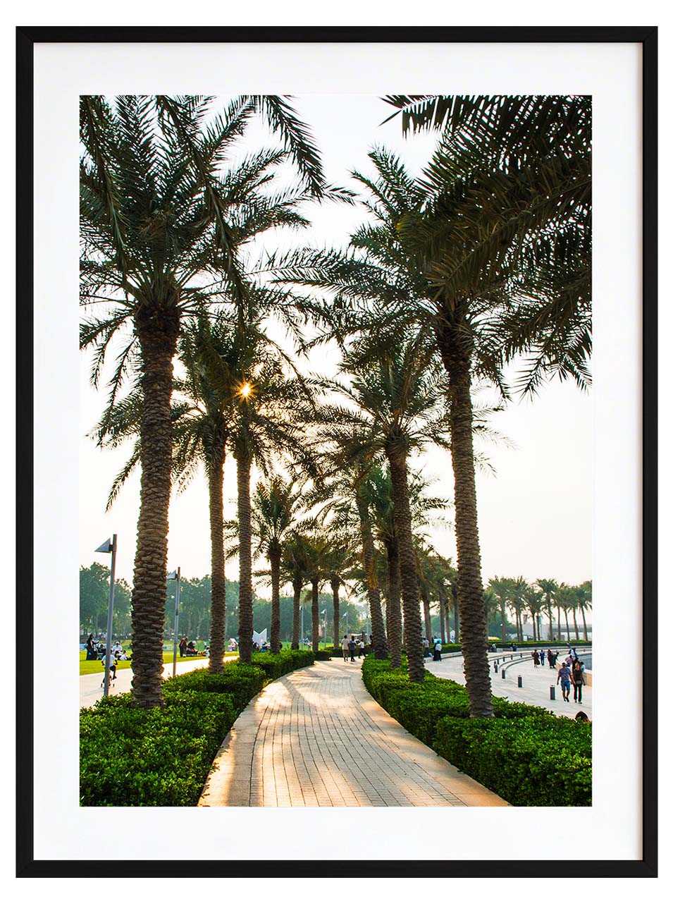 La avenida del atardecer